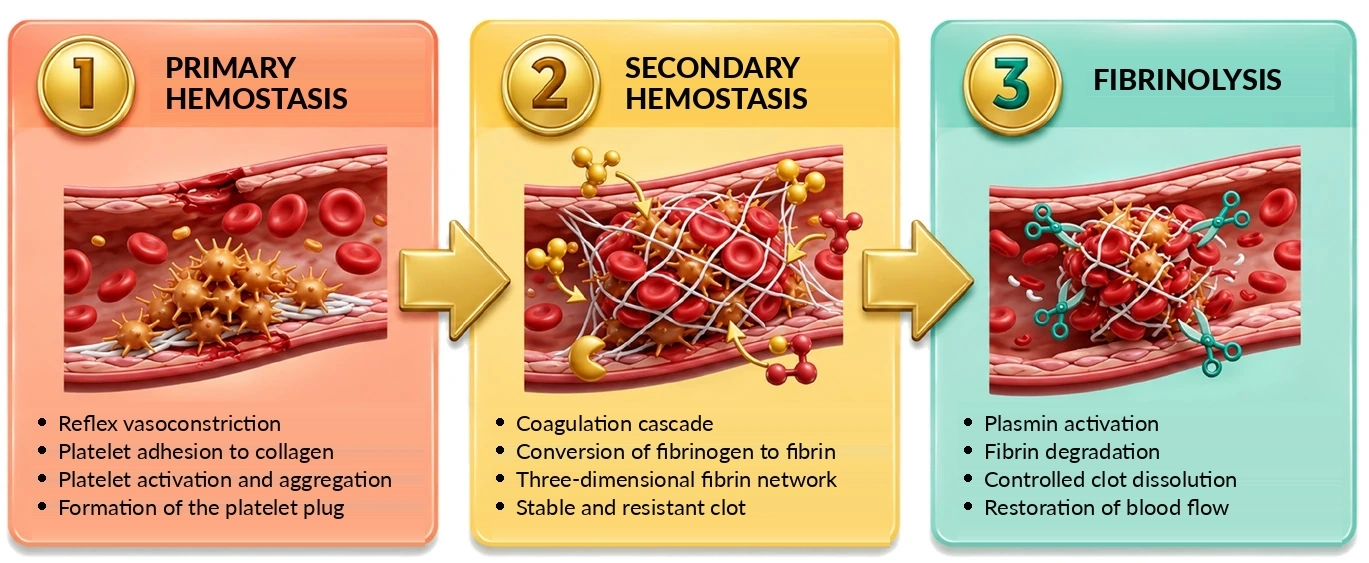 Hemostasis as an integrated process