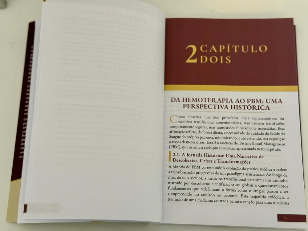 Da hemoterapia ao PBM: perspectiva histórica